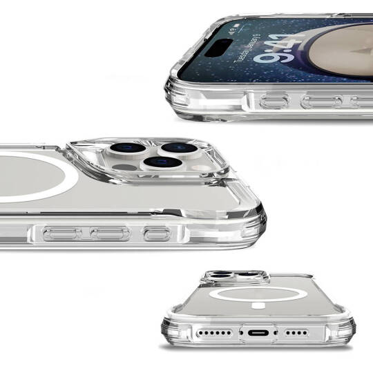 Apple iPhone 16 Pro Max Kılıf Zore M-safe Şarj Özellikli T-Max M-safe Kapak - 5