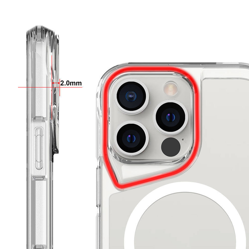 Apple iPhone 16 Pro Max Kılıf Zore M-safe Şarj Özellikli T-Max M-safe Kapak - 7
