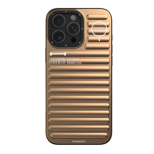 Apple iPhone 16 Pro Max M-safe Şarj Özellikli Kılıf Mat Renkli Tasarım Youngkit Original Serisi Kapak - 9