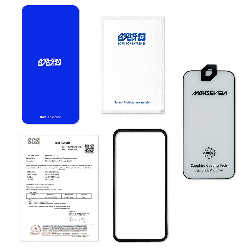 Apple iPhone 16 Pro Max Mohseven M7 Sapphire Coating Privacy Hayalet Temperli Cam Ekran Koruyucu + Hizalama Aparatlı - 5