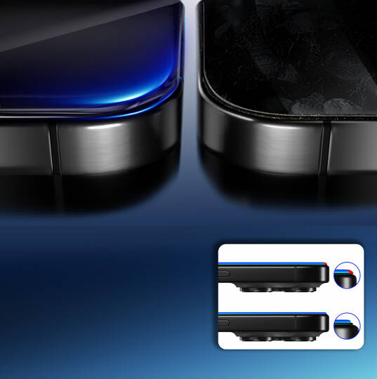 Apple iPhone 16 Pro Max Mohseven Pure Safir Coating HD 3D Glue Temperli Cam Ekran Koruyucu - 11