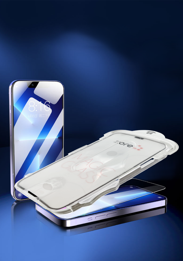 Apple iPhone 16 Pro Zore Kolay Uygulama Aparatlı 5D Magic Glass Cam Ekran Koruyucu - 3
