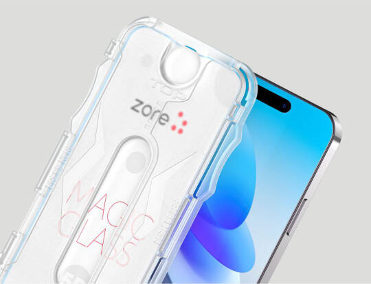 Apple iPhone 16 Pro Zore Kolay Uygulama Aparatlı 5D Magic Glass Cam Ekran Koruyucu - 5