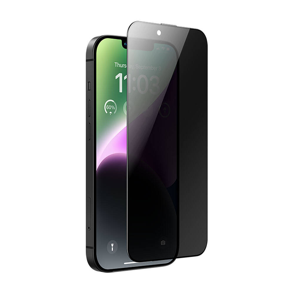 Apple iPhone 16E Hidrofobik Ve Oleofobik Özellikli Benks Privacy Air Shield Ekran Koruyucu 10lu Paket - 1