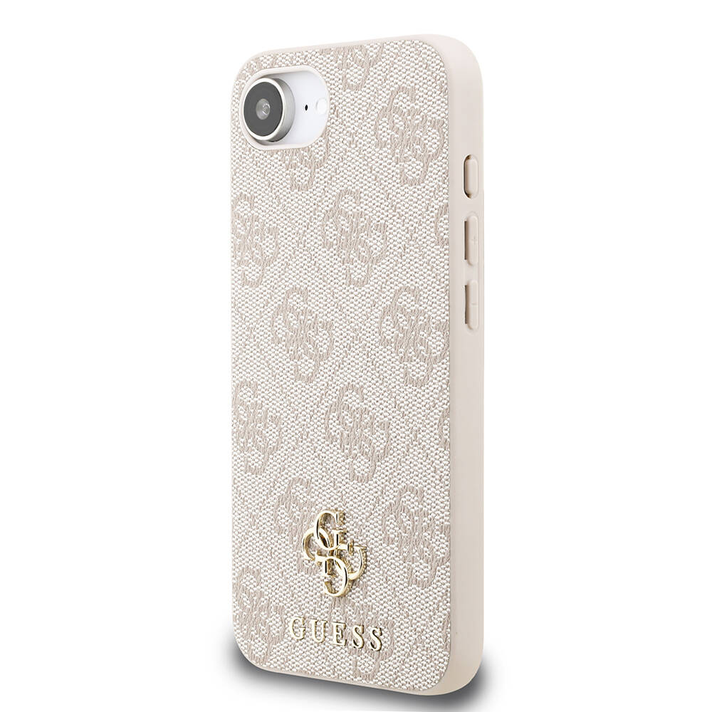 Apple iPhone 16E Kılıf Guess Orjinal Lisanslı M-safe Şarj Özellikli Small 4G Classic Kapak - 4