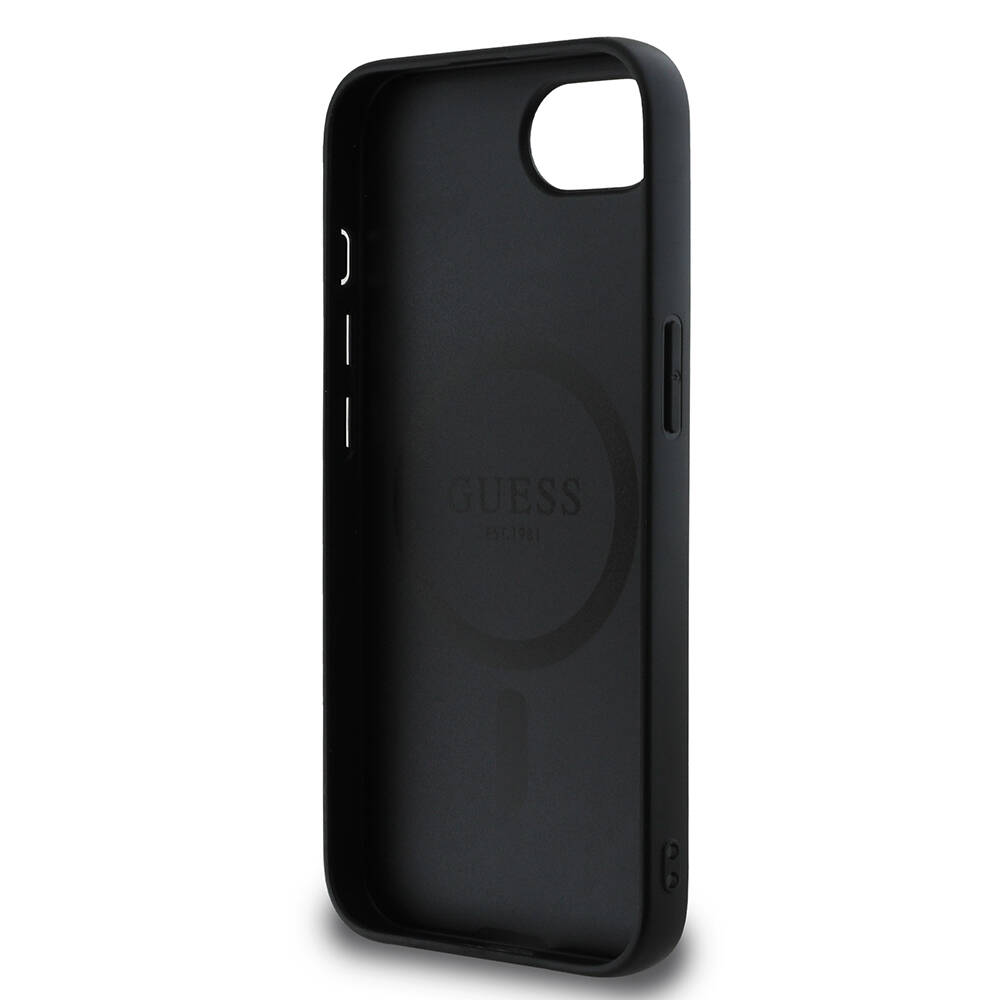 Apple iPhone 16E Kılıf Guess Orjinal Lisanslı M-safe Şarj Özellikli Small 4G Classic Kapak - 16
