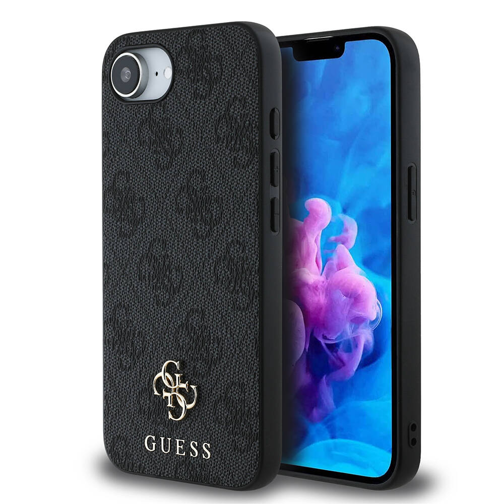Apple iPhone 16E Kılıf Guess Orjinal Lisanslı M-safe Şarj Özellikli Small 4G Classic Kapak - 2
