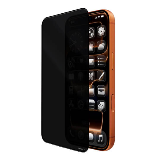 Apple iPhone 16E Mohseven Safir Coating Privacy Hayalet Temperli Cam Ekran Koruyucu - 4