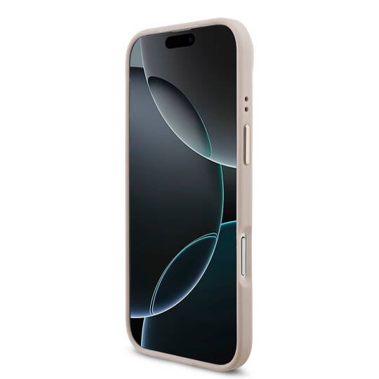Apple iPhone 17 Air Kılıf Guess Orjinal Lisanslı Gold Metal Kamera Çerçeveli 4G Desenli Metal Büyük 4G ve Yazı Logolu Kapak - 22