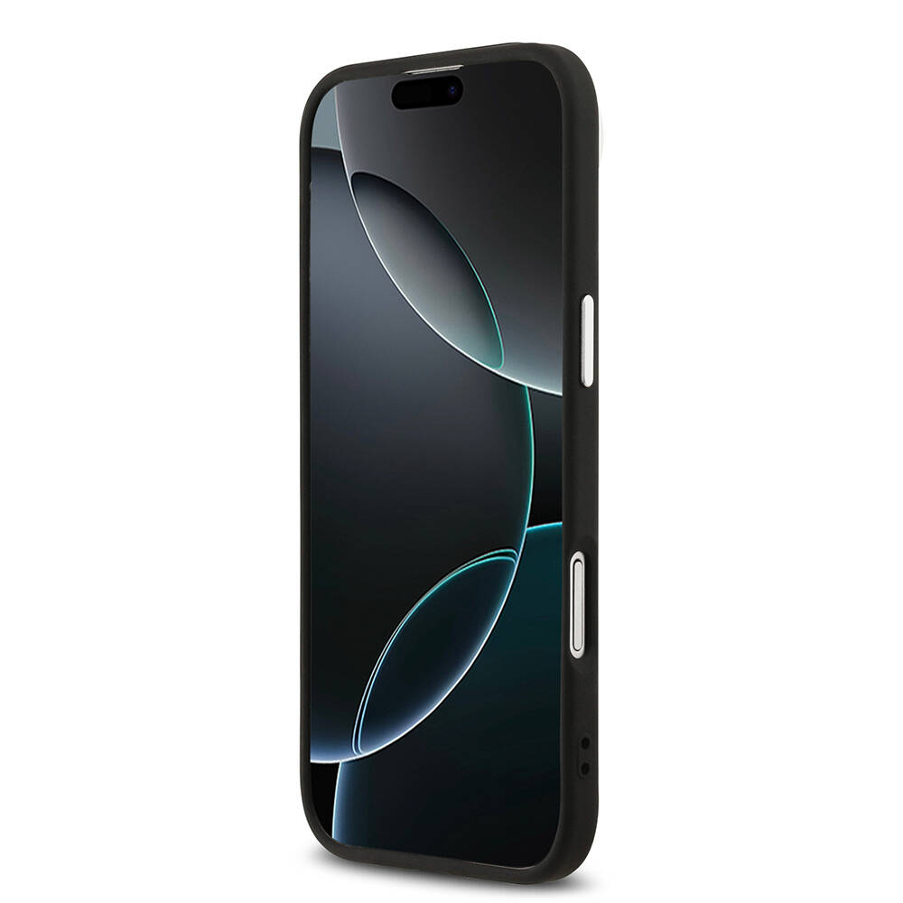 Apple iPhone 17 Air Kılıf Guess Orjinal Lisanslı M-safe Şarj Özellikli Klasik Yazı Logolu PU Deri Kapak - 13