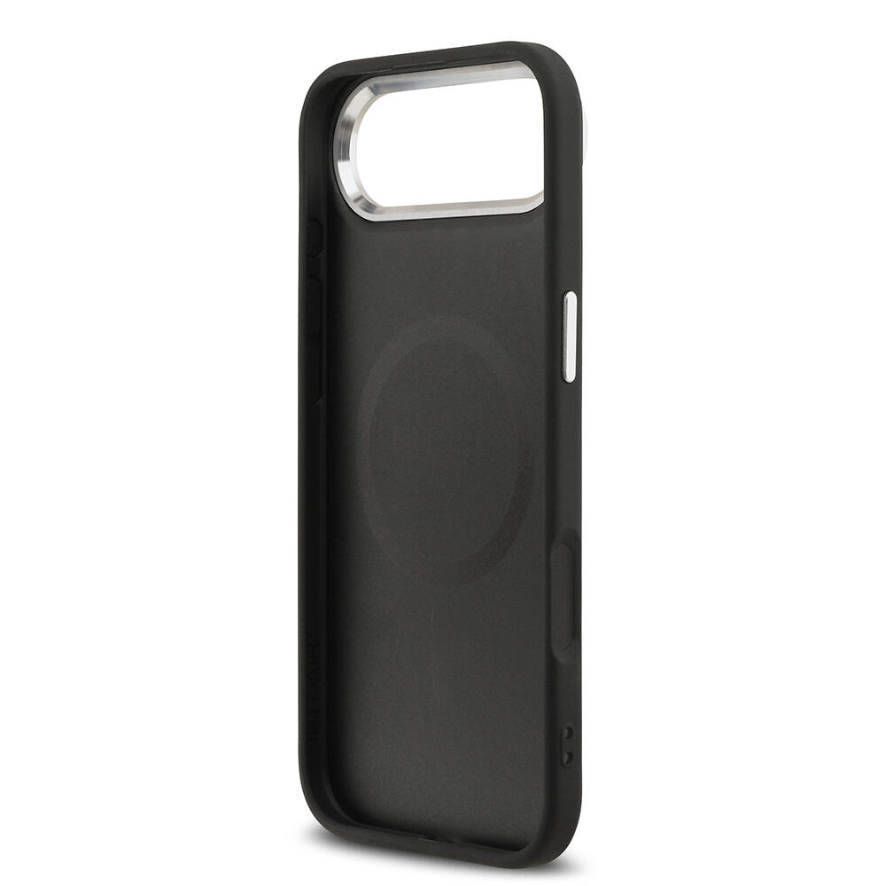 Apple iPhone 17 Air Kılıf Guess Orjinal Lisanslı M-safe Şarj Özellikli Klasik Yazı Logolu PU Deri Kapak - 15