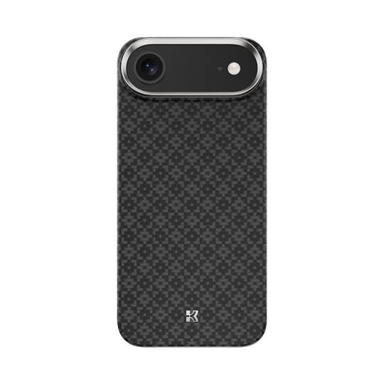 Apple iPhone 17 Air Kılıf M-Safe Şarj Özellikli Benks ArmorAir ArmorGrid Serisi Kevlar Karbon Kapak - 2