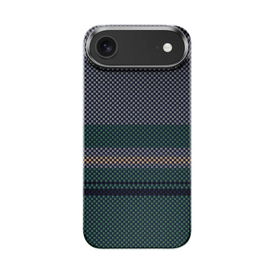Apple iPhone 17 Air Kılıf M-safe Şarj Özellikli Karbon Fiber Tasarımlı Benks Aurora ArmorAir Kevlar Kapak - 2