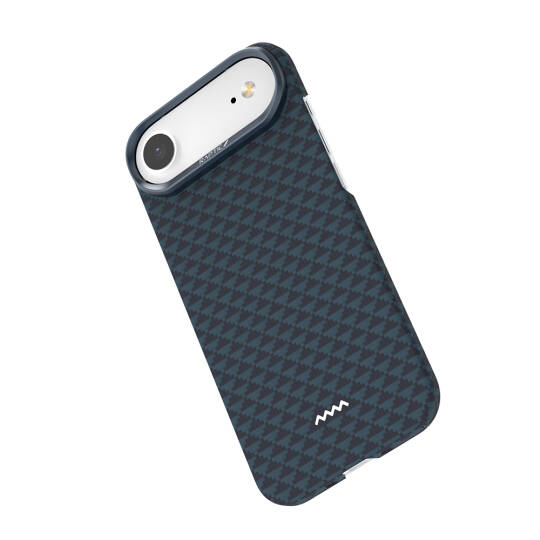 Apple iPhone 17 Air Kılıf M-safe Şarj Özellikli Raptic Aramid Skin Origin Serisi Karbon Kapak - 7