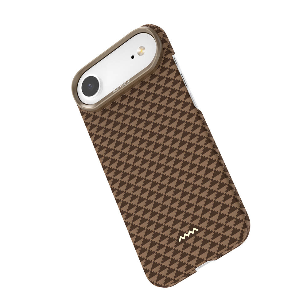 Apple iPhone 17 Air Kılıf M-safe Şarj Özellikli Raptic Aramid Skin Origin Serisi Karbon Kapak - 8