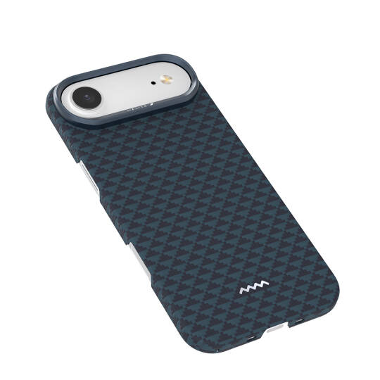 Apple iPhone 17 Air Kılıf M-safe Şarj Özellikli Raptic Aramid Skin Origin Serisi Karbon Kapak - 9
