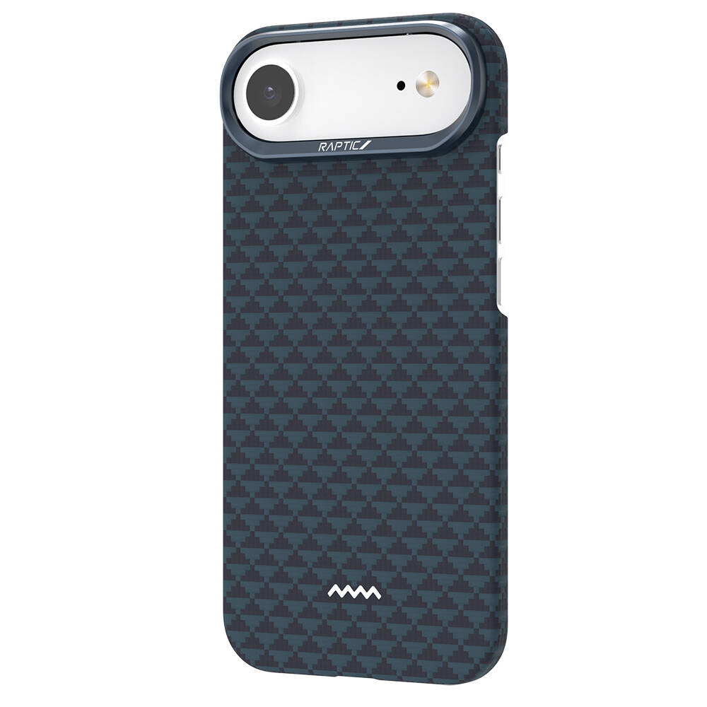Apple iPhone 17 Air Kılıf M-safe Şarj Özellikli Raptic Aramid Skin Origin Serisi Karbon Kapak - 11