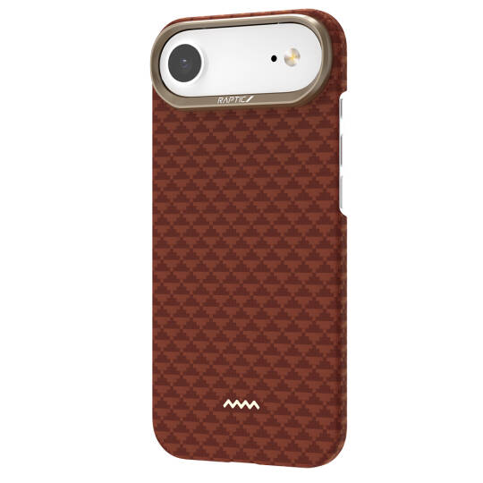 Apple iPhone 17 Air Kılıf M-safe Şarj Özellikli Raptic Aramid Skin Origin Serisi Karbon Kapak - 12