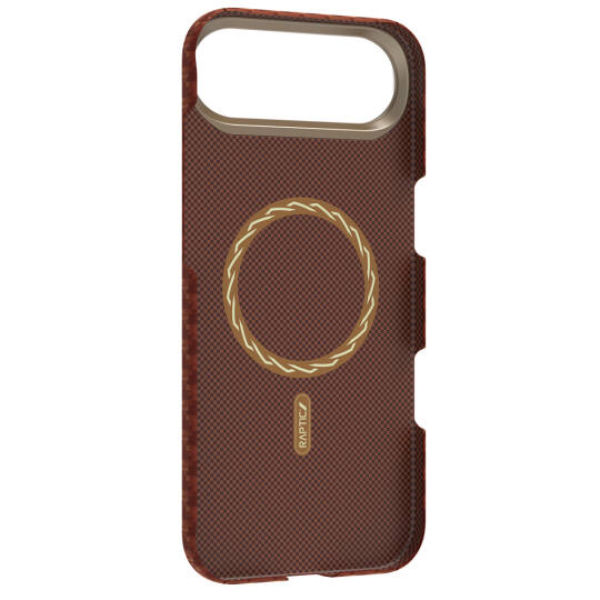 Apple iPhone 17 Air Kılıf M-safe Şarj Özellikli Raptic Aramid Skin Origin Serisi Karbon Kapak - 14