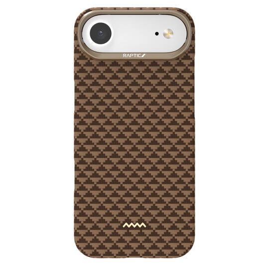 Apple iPhone 17 Air Kılıf M-safe Şarj Özellikli Raptic Aramid Skin Origin Serisi Karbon Kapak - 3