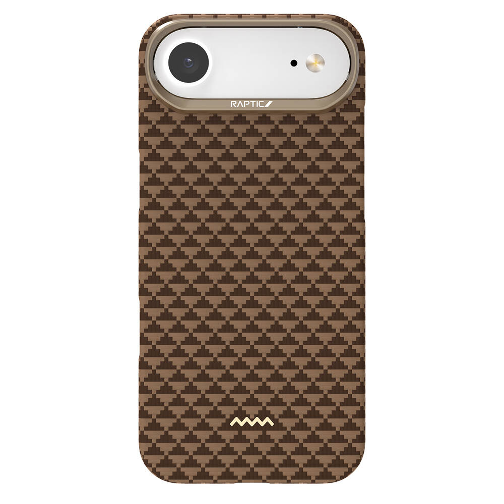 Apple iPhone 17 Air Kılıf M-safe Şarj Özellikli Raptic Aramid Skin Origin Serisi Karbon Kapak - 3
