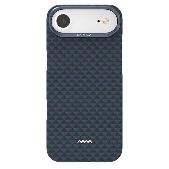 Apple iPhone 17 Air Kılıf M-safe Şarj Özellikli Raptic Aramid Skin Origin Serisi Karbon Kapak - 2