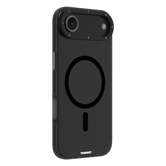 Apple iPhone 17 Air Kılıf M-safe Şarj Özellikli Youngkit Hidden Sand Serisi Kapak - 7