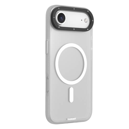 Apple iPhone 17 Air Kılıf M-safe Şarj Özellikli Youngkit Hidden Sand Serisi Kapak - 8