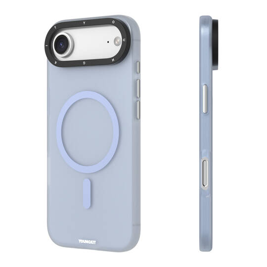 Apple iPhone 17 Air Kılıf M-safe Şarj Özellikli Youngkit Hidden Sand Serisi Kapak - 10