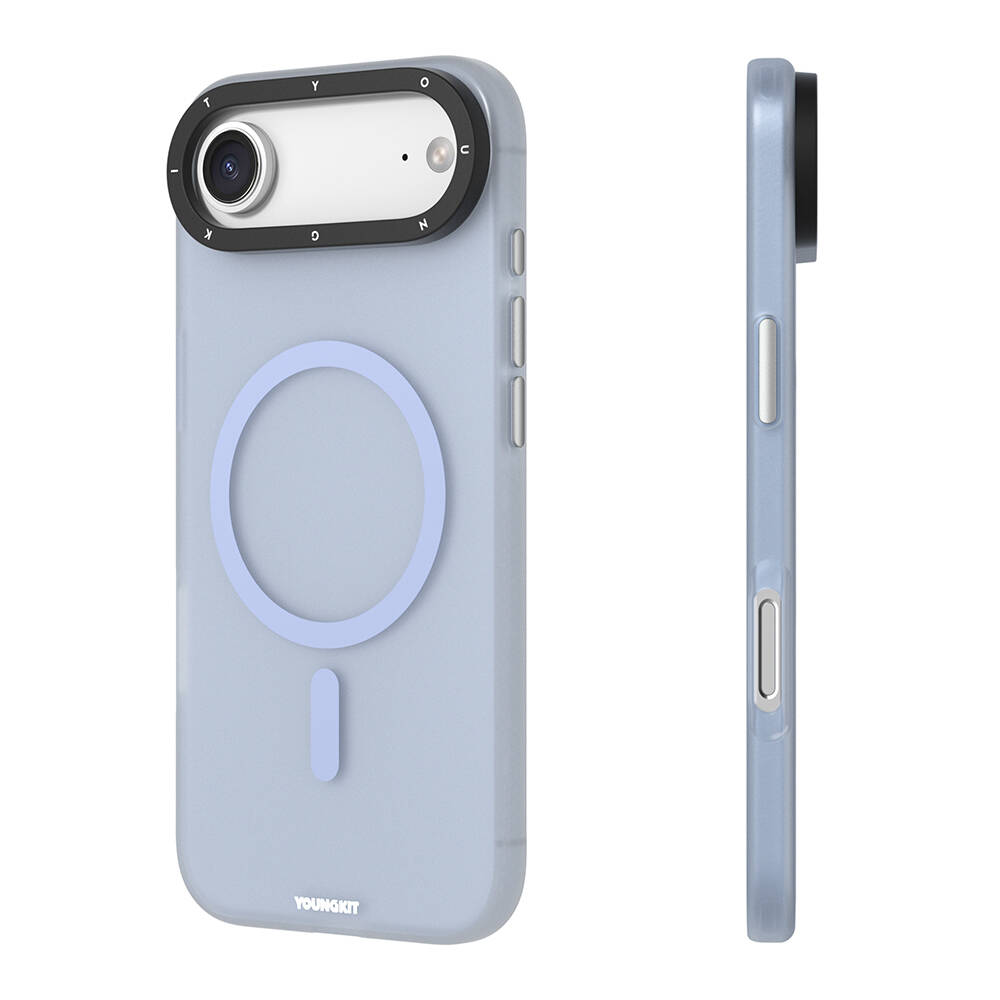 Apple iPhone 17 Air Kılıf M-safe Şarj Özellikli Youngkit Hidden Sand Serisi Kapak - 10