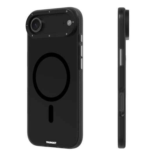 Apple iPhone 17 Air Kılıf M-safe Şarj Özellikli Youngkit Hidden Sand Serisi Kapak - 11