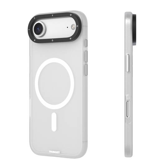 Apple iPhone 17 Air Kılıf M-safe Şarj Özellikli Youngkit Hidden Sand Serisi Kapak - 12