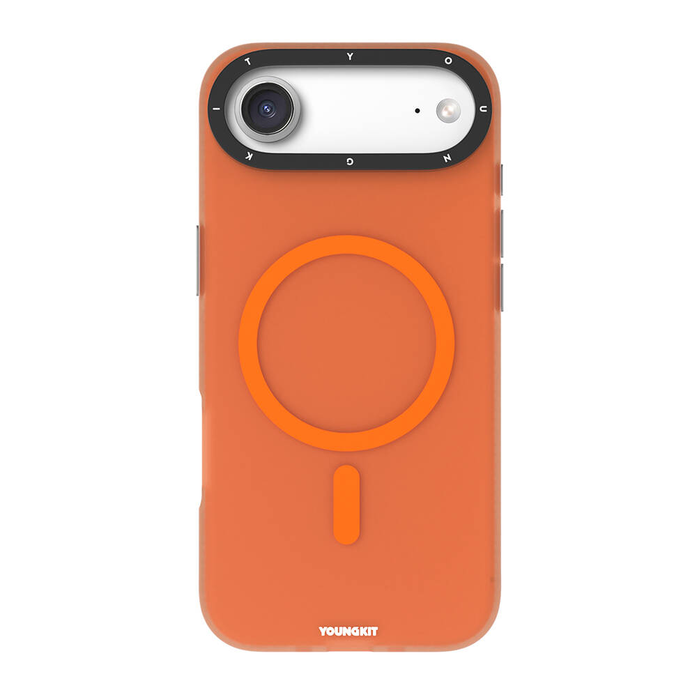 Apple iPhone 17 Air Kılıf M-safe Şarj Özellikli Youngkit Hidden Sand Serisi Kapak - 4