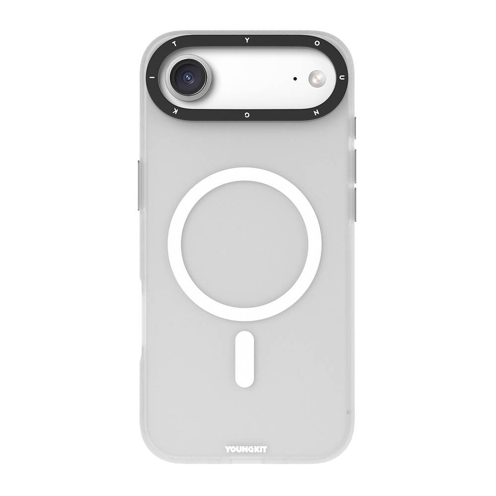 Apple iPhone 17 Air Kılıf M-safe Şarj Özellikli Youngkit Hidden Sand Serisi Kapak - 2