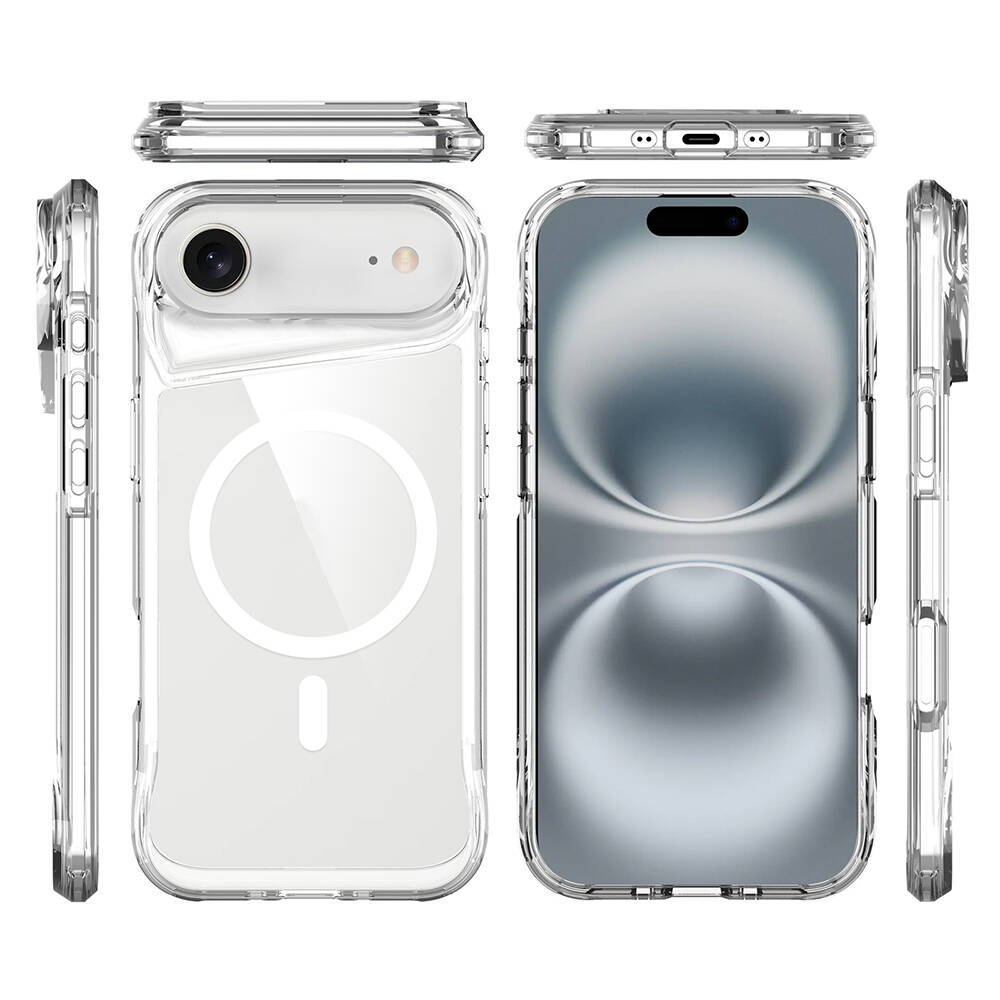 Apple iPhone 17 Air Kılıf Zore M-safe Şarj Özellikli T-Max M-safe Kapak - 3
