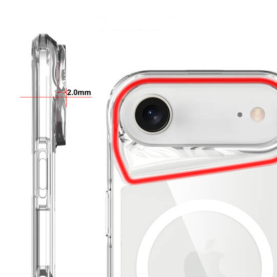 Apple iPhone 17 Air Kılıf Zore M-safe Şarj Özellikli T-Max M-safe Kapak - 5