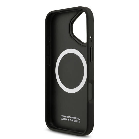 Apple iPhone 17 Kılıf BMW Orjinal Lisanslı M-safe Şarj Özellikli Karbon Fiber Metal Logolu Kapak - 8