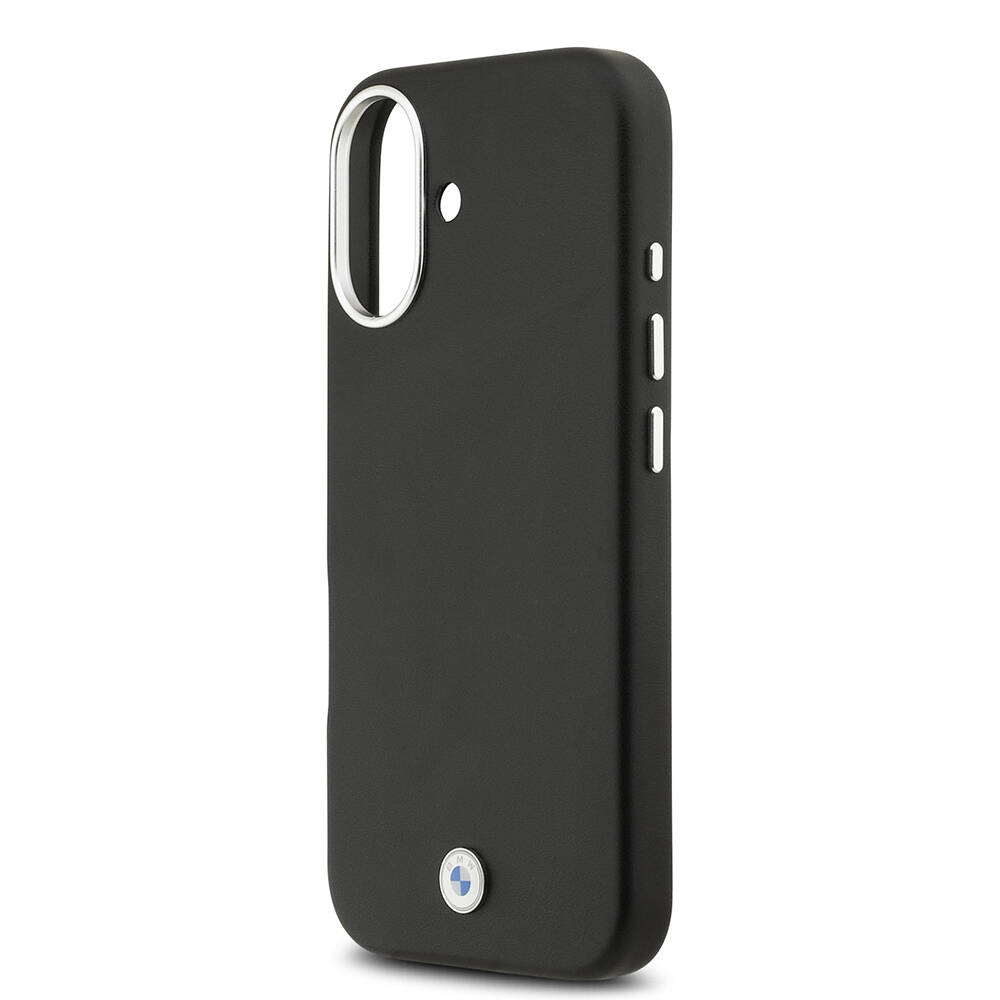 Apple iPhone 17 Kılıf BMW Orjinal Lisanslı M-safe Şarj Özellikli Metal Logolu Tam Kaplama Deri Kapak - 8