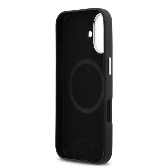 Apple iPhone 17 Kılıf BMW Orjinal Lisanslı M-safe Şarj Özellikli Metal Logolu Tam Kaplama Deri Kapak - 9