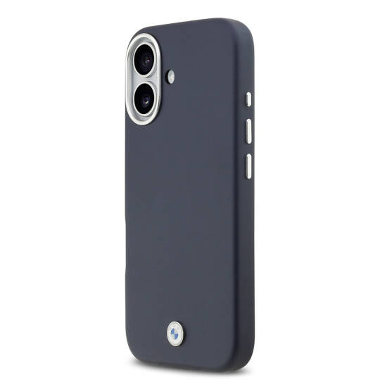 Apple iPhone 17 Kılıf BMW Orjinal Lisanslı M-safe Şarj Özellikli Metal Logolu Tam Kaplama Deri Kapak - 11