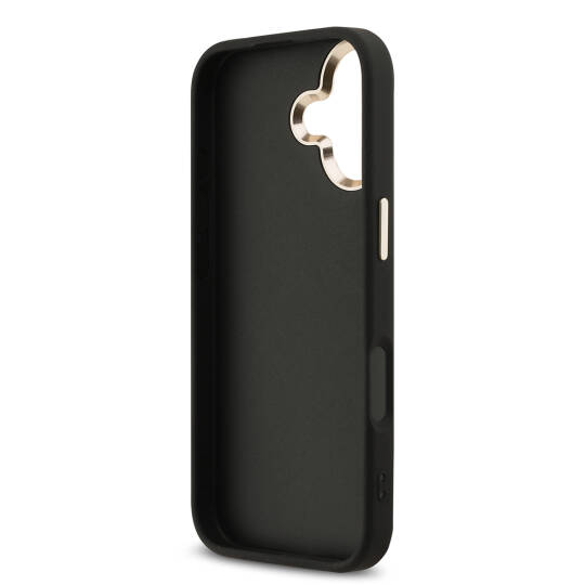 Apple iPhone 17 Kılıf Guess Orjinal Lisanslı 4G Büyük Metal Kamera Çerçeveli ve Logolu Glitter Kapak - 11