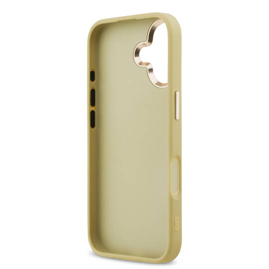 Apple iPhone 17 Kılıf Guess Orjinal Lisanslı 4G Büyük Metal Kamera Çerçeveli ve Logolu Glitter Kapak - 18