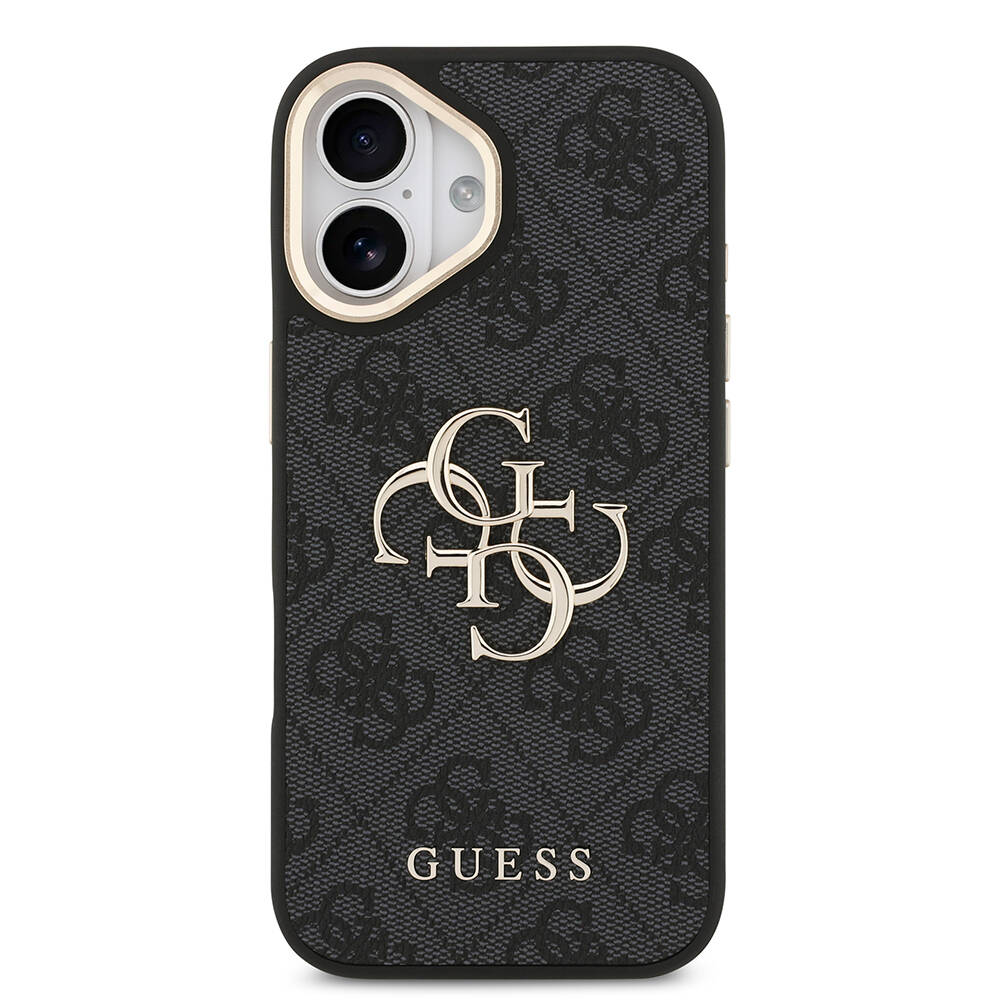 Apple iPhone 17 Kılıf Guess Orjinal Lisanslı 4G Büyük Metal Logolu Kalın Askılı Kapak - 7