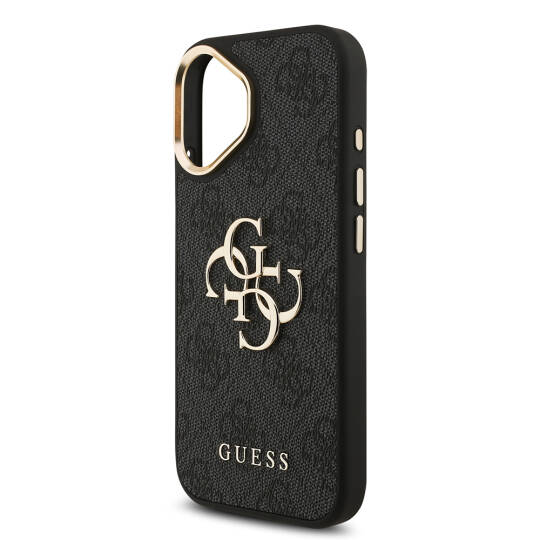 Apple iPhone 17 Kılıf Guess Orjinal Lisanslı 4G Büyük Metal Logolu Kalın Askılı Kapak - 10