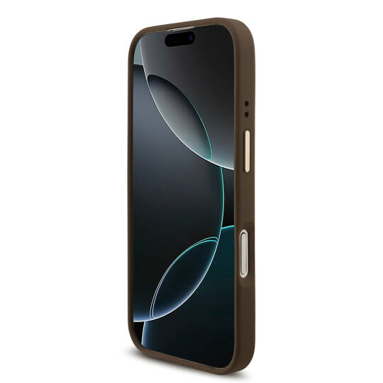 Apple iPhone 17 Kılıf Guess Orjinal Lisanslı 4G Büyük Metal Logolu Kalın Askılı Kapak - 17