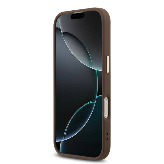 Apple iPhone 17 Kılıf Guess Orjinal Lisanslı Gold Metal Kamera Çerçeveli 4G Desenli Metal Büyük 4G ve Yazı Logolu Kapak - 8