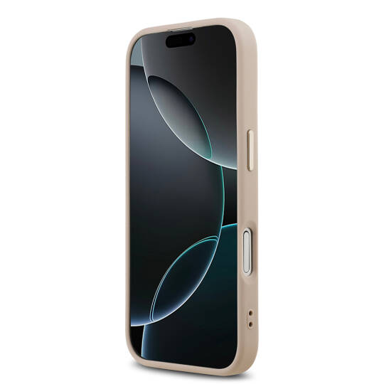 Apple iPhone 17 Kılıf Guess Orjinal Lisanslı Gold Metal Kamera Çerçeveli 4G Desenli Metal Büyük 4G ve Yazı Logolu Kapak - 22