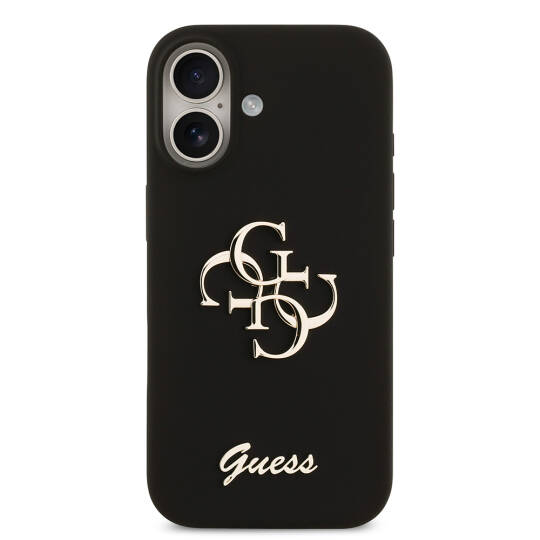 Apple iPhone 17 Kılıf Guess Orjinal Lisanslı Grained Yazı Logolu Kapak - 7