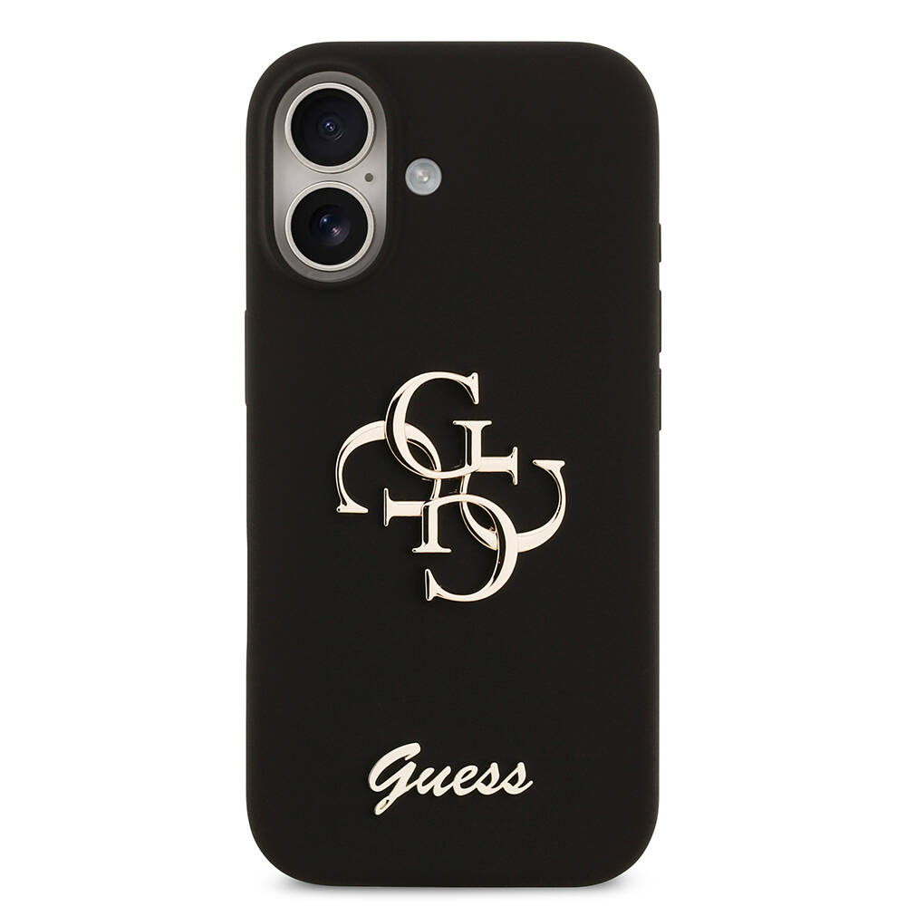 Apple iPhone 17 Kılıf Guess Orjinal Lisanslı Grained Yazı Logolu Kapak - 7