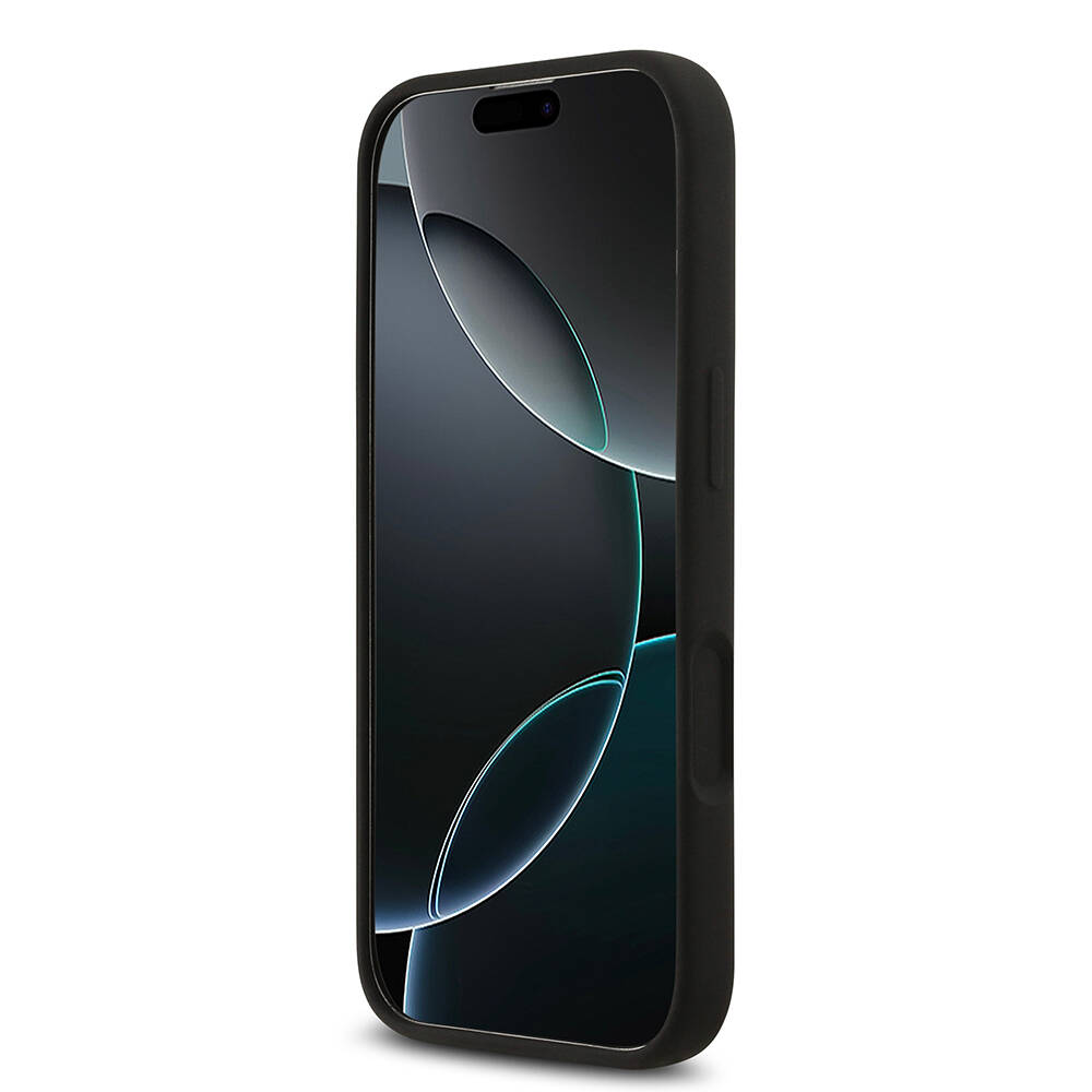 Apple iPhone 17 Kılıf Guess Orjinal Lisanslı Grained Yazı Logolu Kapak - 9